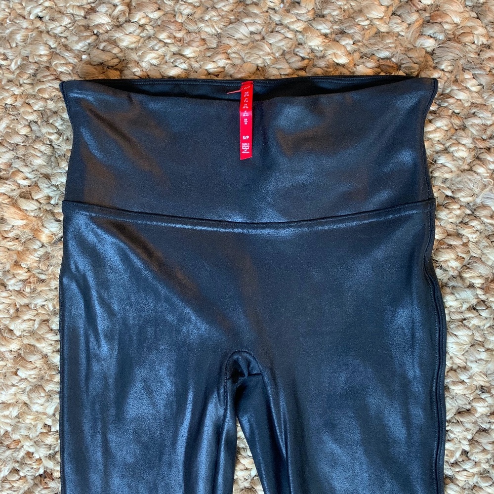 SPANX Faux Leather Leggings